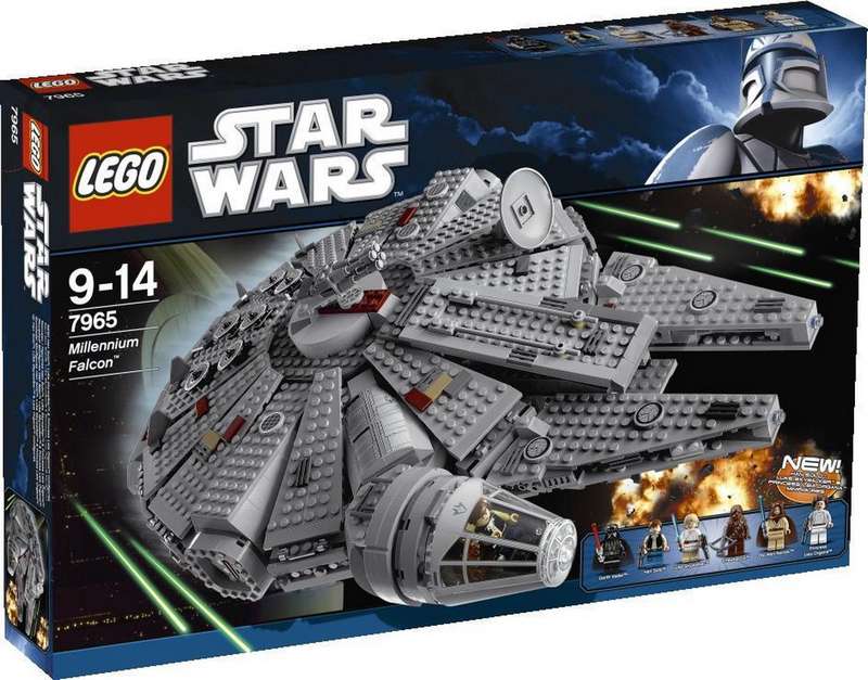 Custom/Ersatz Sticker/Aufkleber  for LEGO Star Wars 75192 Millennium Falcon 