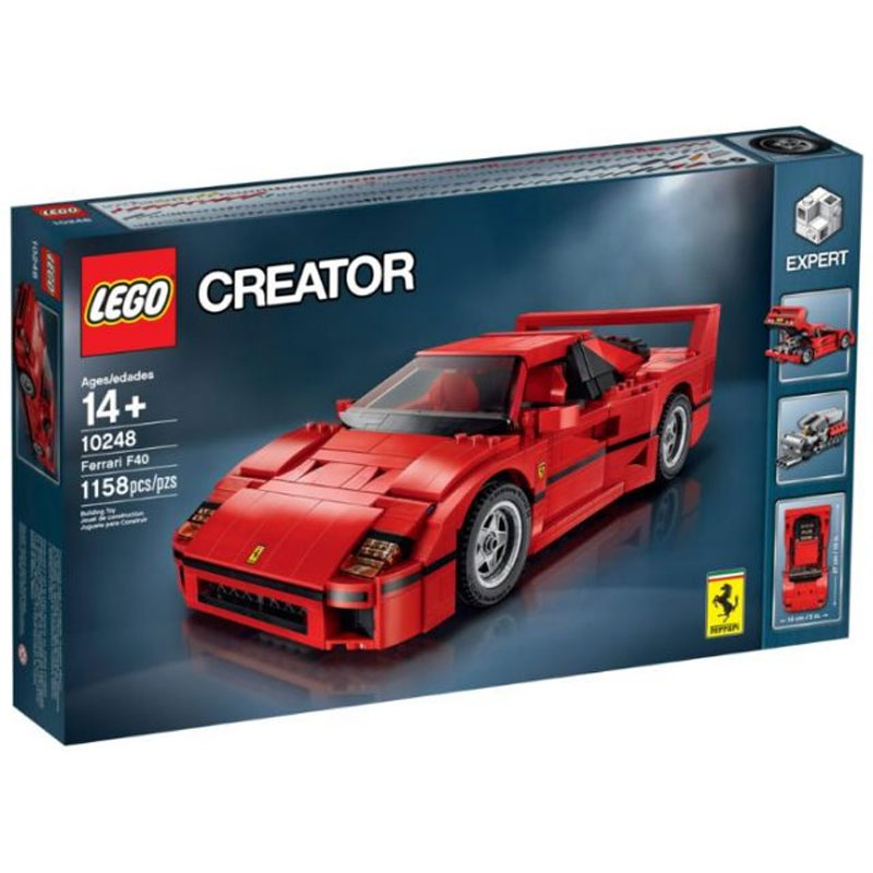 2015 Ersatz Aufkleber/Sticker Set für LEGO Set 10248 Ferrari F40 