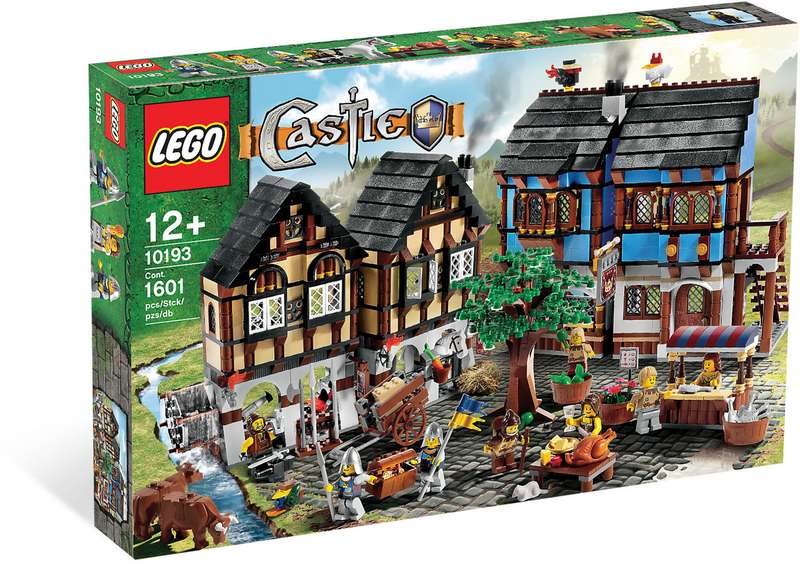 Precut Custom Replacement Stickers for Lego Set 10193 Medieval Market Village