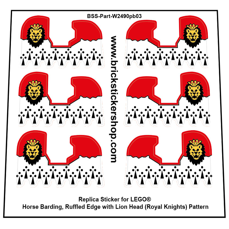 Lion Head (Royal Knights) Pattern