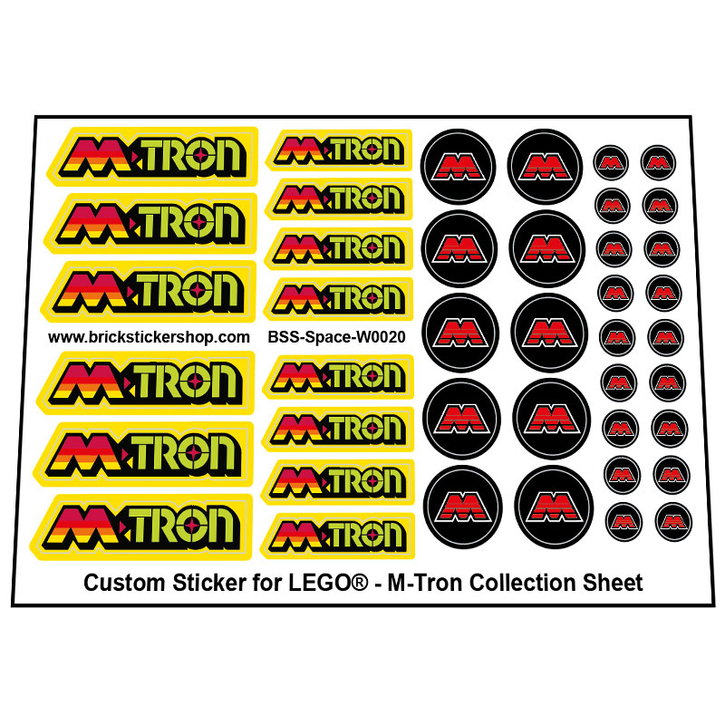 Custom Precut Aufkleber/Sticker passend für LEGO® 8430 Technic Motorbike 2002 