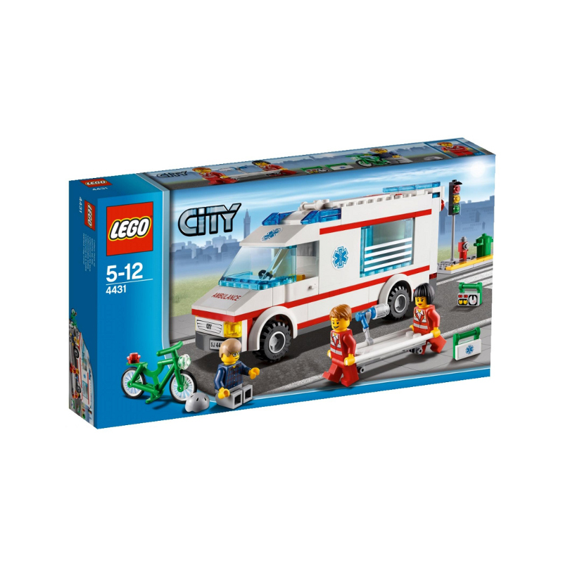Replacement sticker fits LEGO 4431 Ambulance BrickStickerShop