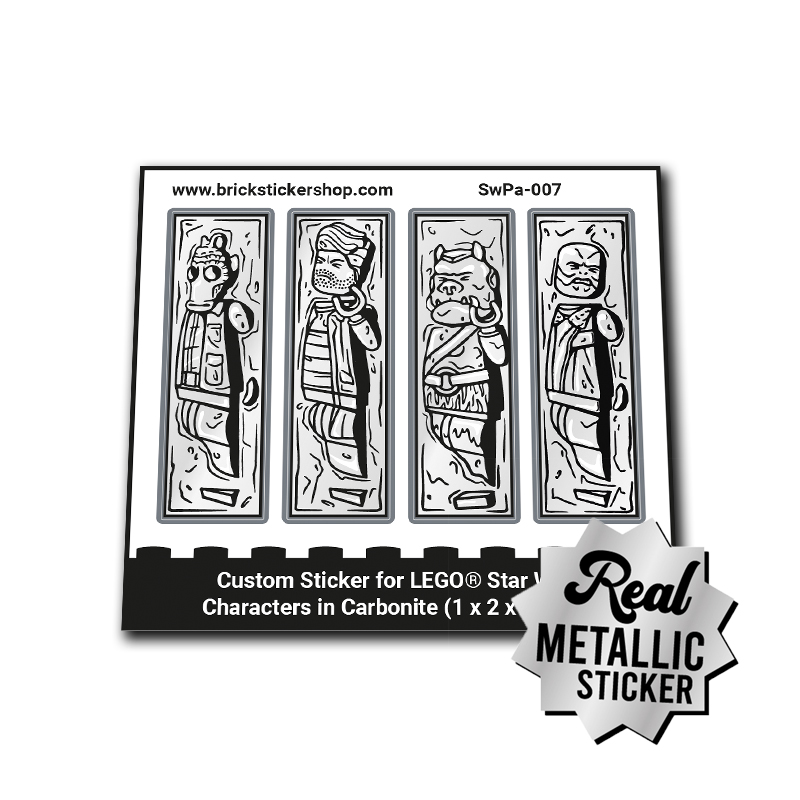 Custom Sticker - Characters in Carbonite