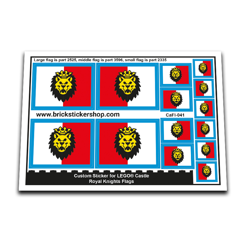 Custom Sticker - Royal Knights Flags