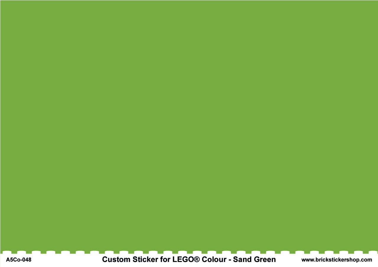 A5 Color Sheet - SAND GREEN