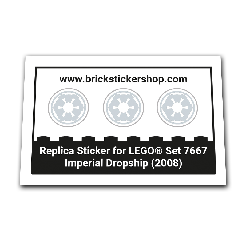 Replacement Sticker for Set 7667 - Imperial Dropship