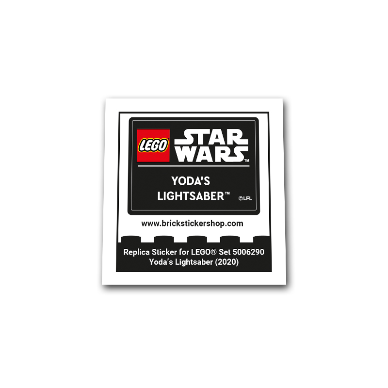 Replacement Sticker for Set 5006290 - Yoda's Lightsaber