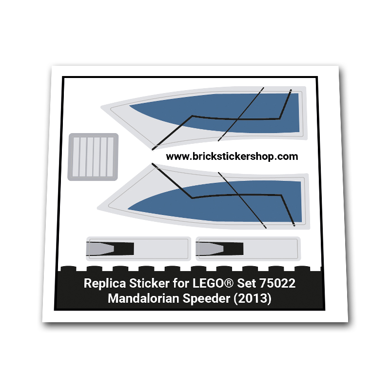 Replacement Sticker for Set 75022 - Mandalorian Speeder