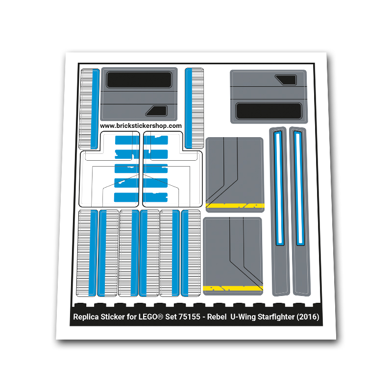 Replacement Sticker for Set 75155 - Rebel U-wing Starfighter