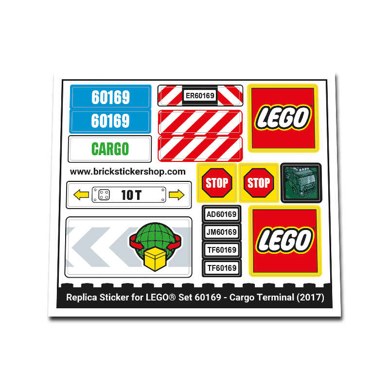Replacement Sticker for Set 60169 - Cargo Terminal