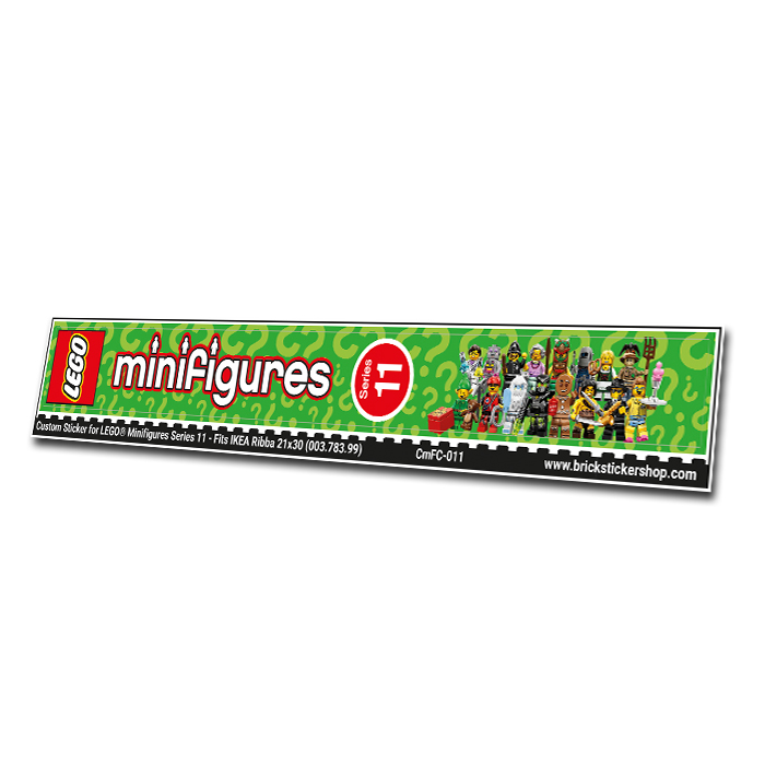 Custom Sticker - Cover for Minifig Series 11