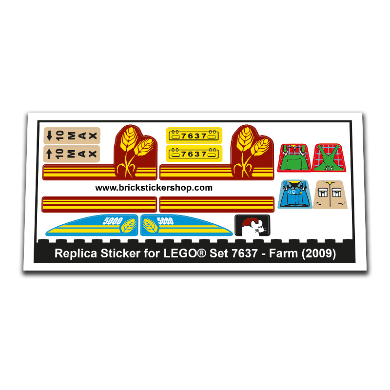 Replacement Sticker for Set 7637 - Farm