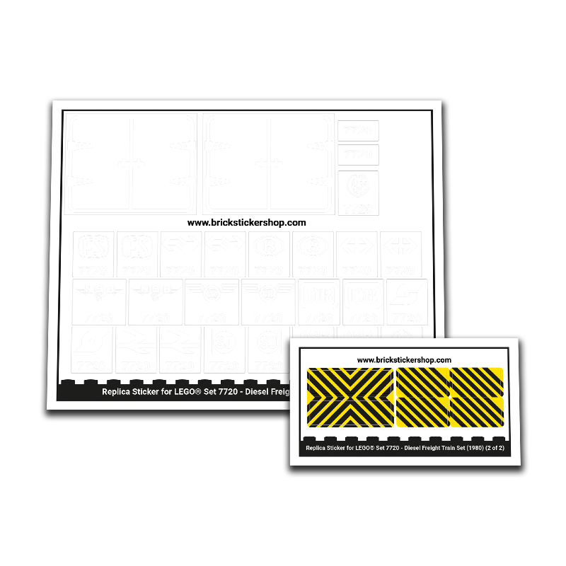 Replacement Sticker for Set 7720 - Diesel Freight Train Set