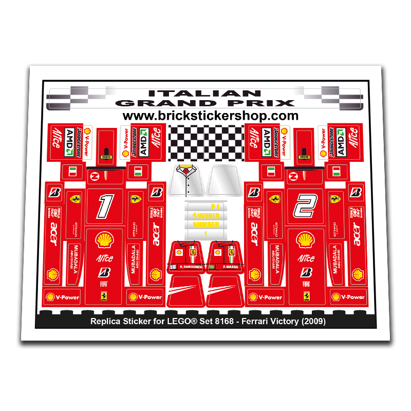 LEGO Sticker High Quality Replacement Brickstickershop