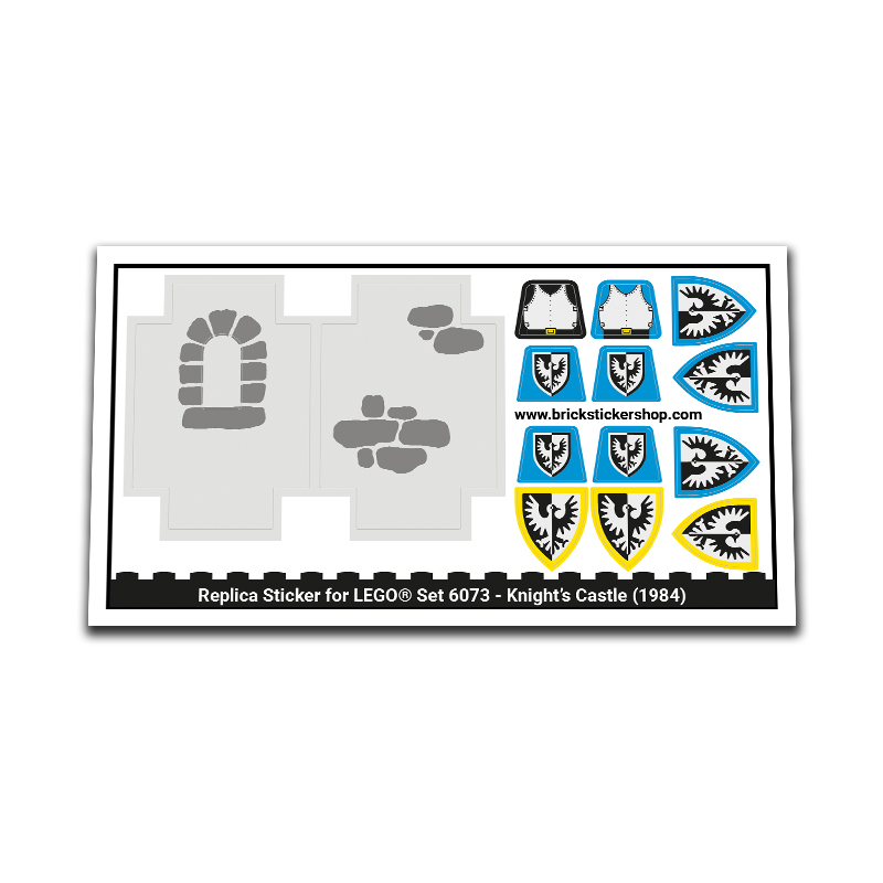Replacement Sticker for Set 6073 - Knight's Castle