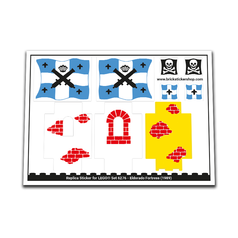 Replacement Sticker for Set 6276 - Eldorado Fortress