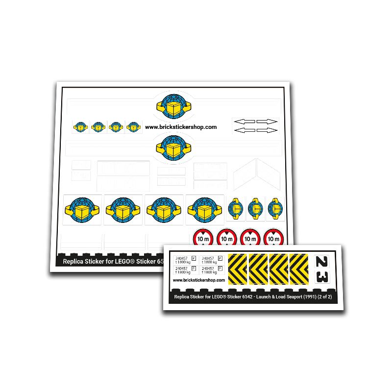 Replacement Sticker for Set 6542 - Launch & Load Seaport