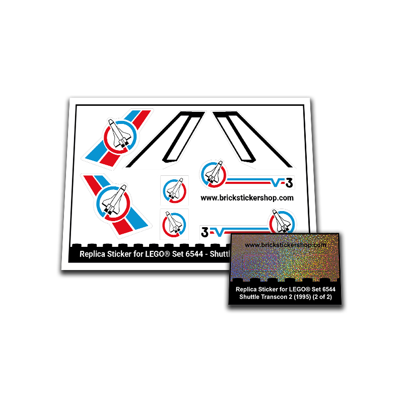 Replacement Sticker for Set 6544 - Shuttle Transcon