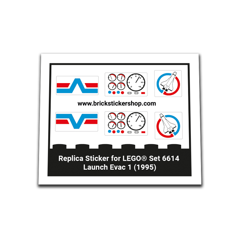 Replacement Sticker for Set 6614 - Launch Evac 1
