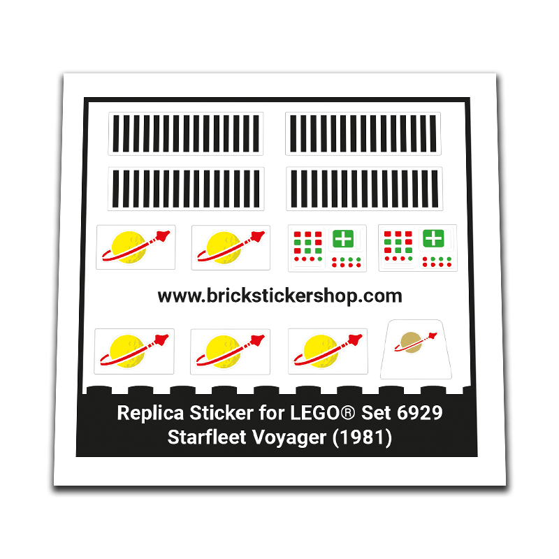 Replacement Sticker for Set 6929 - Starfleet Voyager
