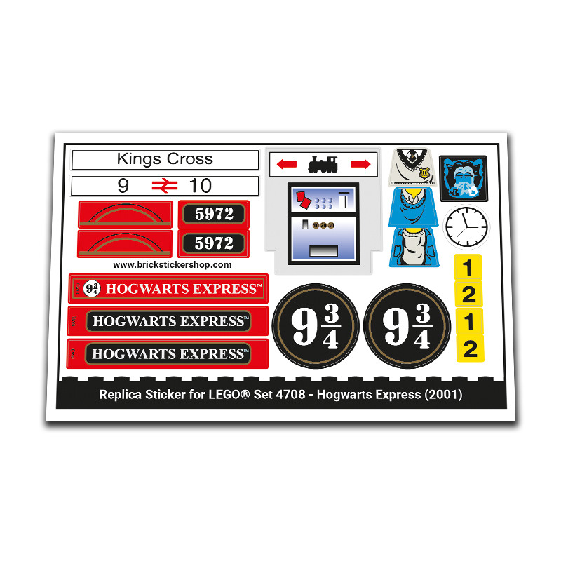 Replacement Sticker for Set 4708 - Hogwarts Express