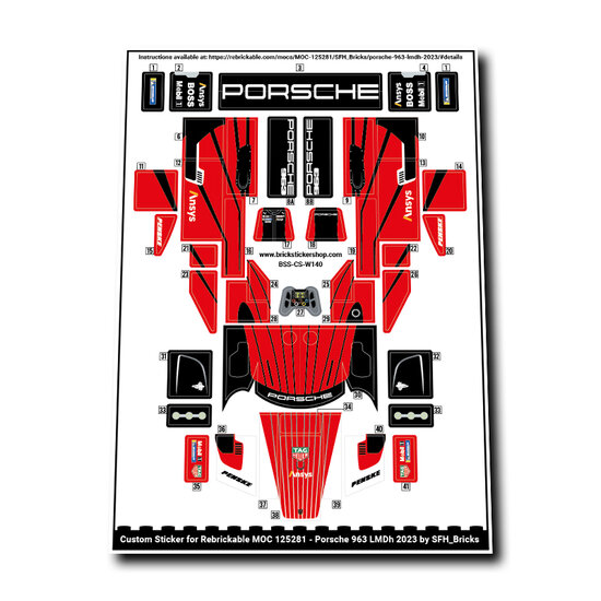 Lego moc stickers best sale