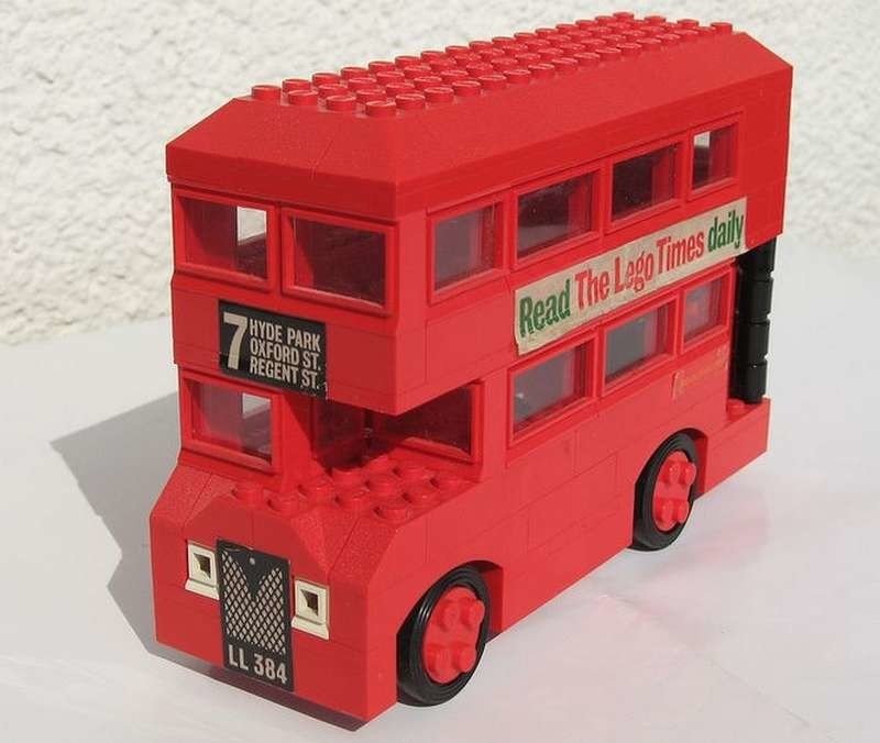 2016 Ersatz Aufkleber/Sticker Set für LEGO Set 40220 Mini London Bus 