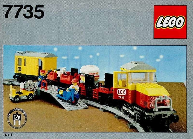 Precut Custom Replacement Stickers voor Lego Set 7735 1985 Freight Train