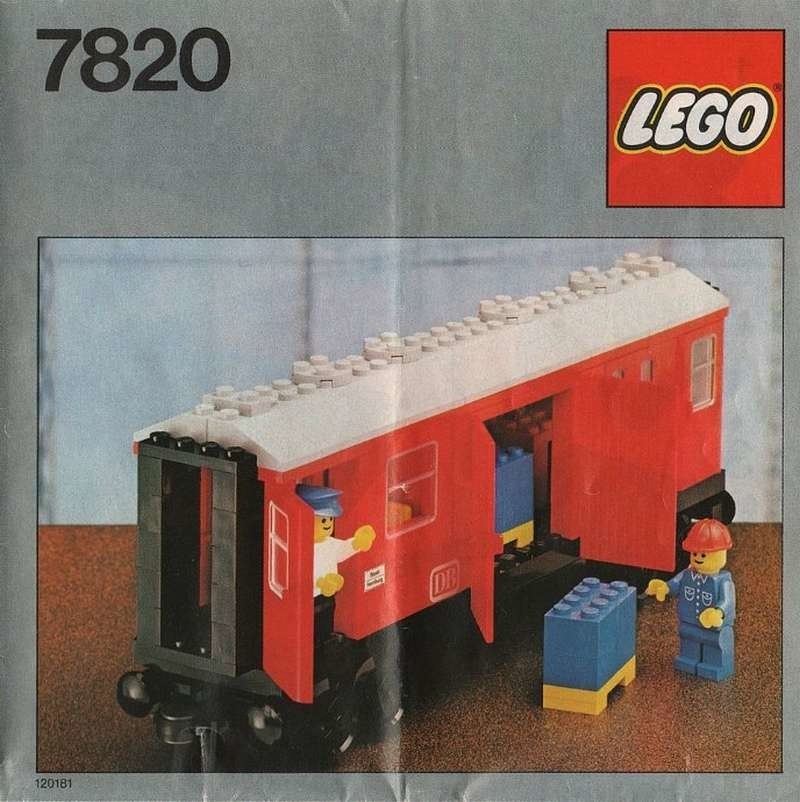 1980 Mail Van Precut Custom Replacement Stickers voor Lego Set 7820 