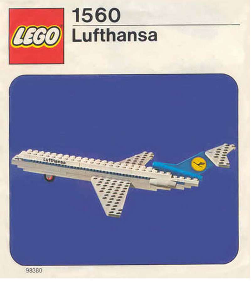 CUSTOM sticker for LEGO 7893 Lufthansa Airways Top quality sticker only 