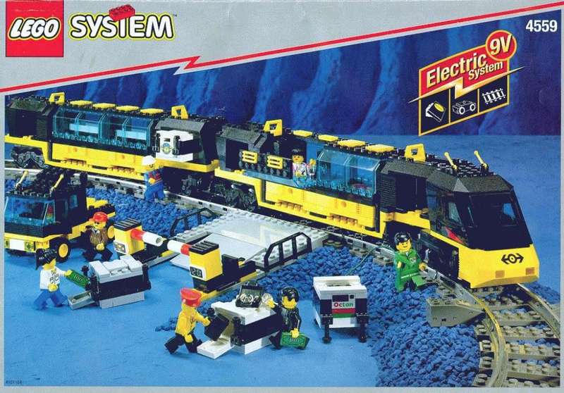 Custom PreCut Aufkleber/Sticker passend für LEGO® 4559 Train Cargo Railway 1996 