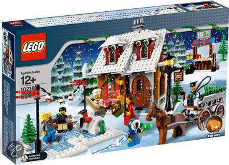 Aufkleber passend für LEGO 10229 Sticker Christmas Winter Village Cottage,Precut 