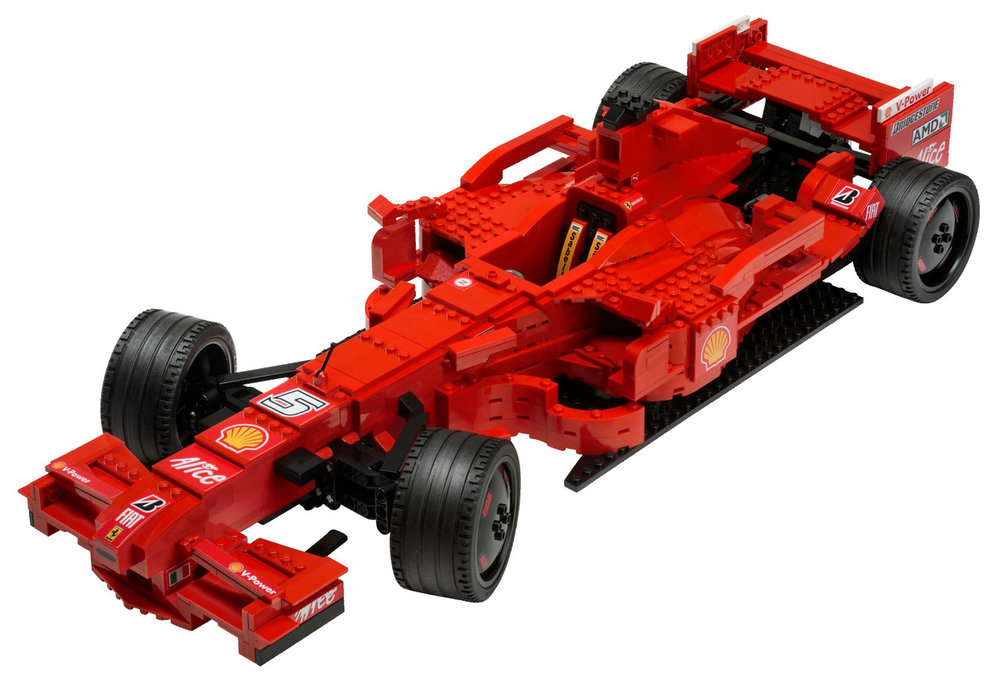 Aufkleber passend für LEGO 8153 Sticker Ferrari F1 Truck 1:55 Custom,Precut 