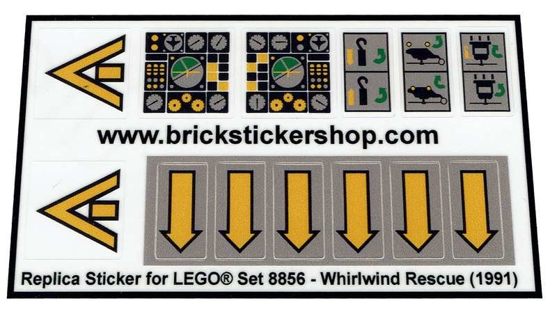 2011 Fishing Boat Precut Custom Replacement Stickers for Lego Set 4642