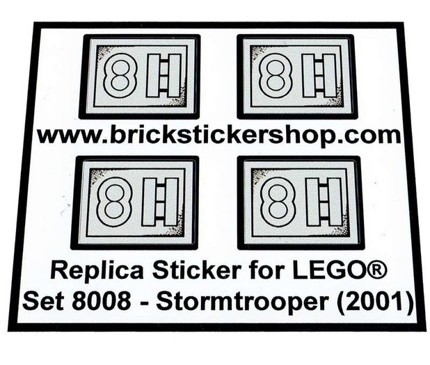 LEGO Sticker High Quality Replacement