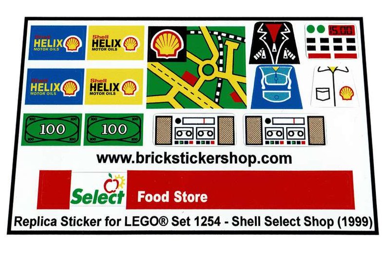 198 Precut Custom Replacement Stickers voor Lego Set 3660 Fisherman/'s Cottage