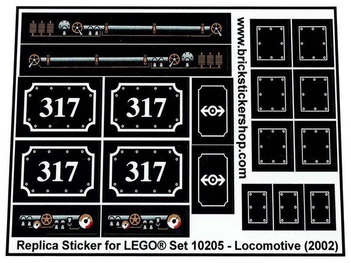 Lego Sticker High Quality Replacement