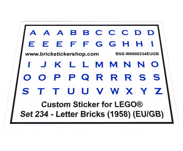 1- 							 							show original title Details about   Precut Custom Replacement Stickers for Lego Set 4549 Container Double Stack