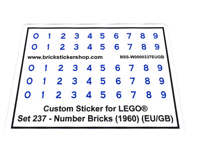 Ersatz Aufkleber/Sticker Set für LEGO Set 6970 Beta I Command Base 1980