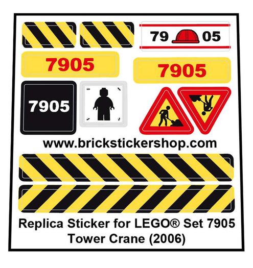 Details about    Ersatz Aufkleber/Sticker Set für LEGO Set 8289 Fire Truck 2006 