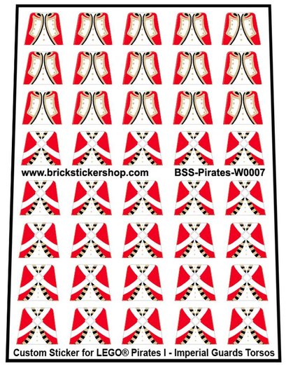 Precut Custom Sticker for Pirates Imperial Guards Flags