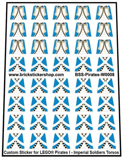Precut Custom Sticker for Pirates Imperial Guards Flags