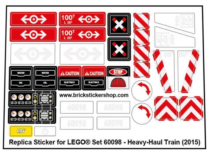 Lego Sticker High Quality Replacement
