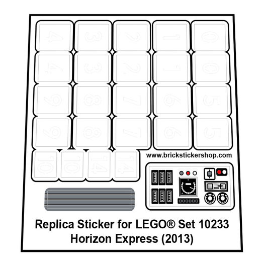 Lego Sticker High Quality Replacement
