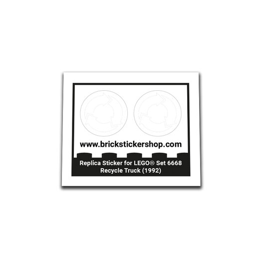 LEGO Sticker High Quality Replacement