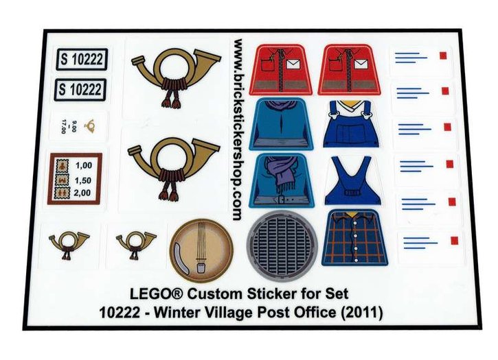 Lego Sticker High Quality Replacement
