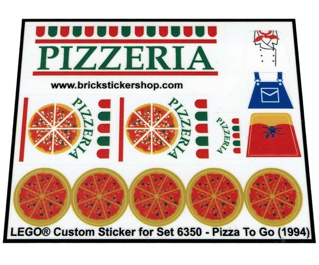 lego pizzeria 6350