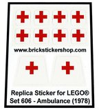  Lego Set 606 - Ambulance (1978)_