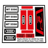 lego set 5590 - Whirl and Wheel Super Truck - sticker