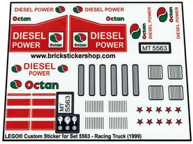 Replacement Sticker for Set 5563 - Racing Truck